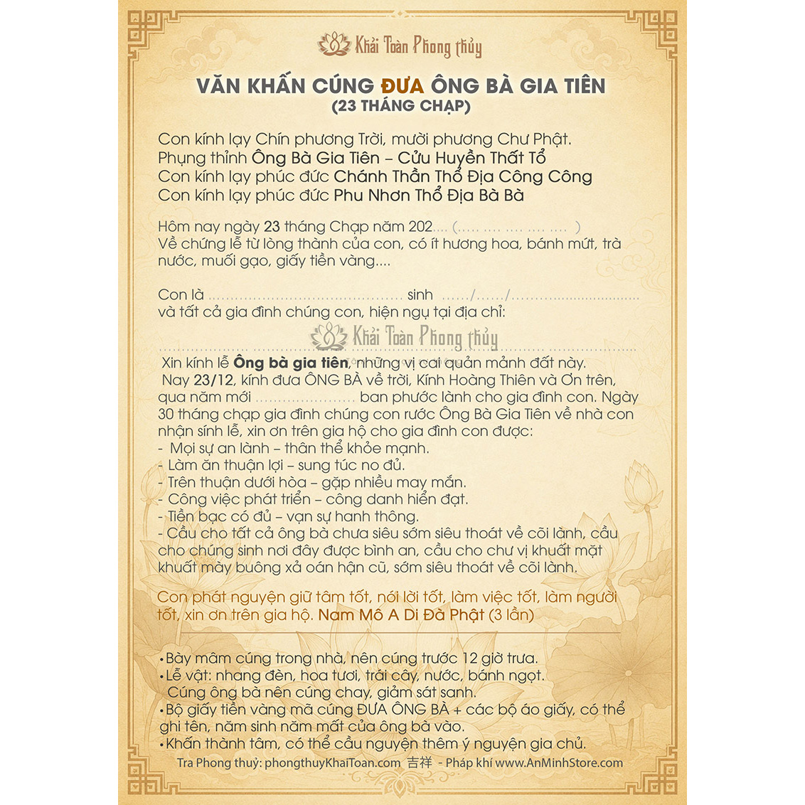 Giấy cúng Ông táo - Ảnh 4
