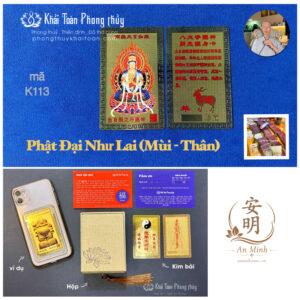 Kim bài hộ mệnh Mùi K113