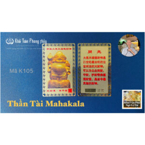 Kim bài Thần Tài Mahakala K105