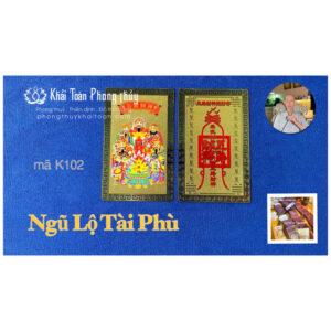 Kim bài Ngũ lộ tài phù K102